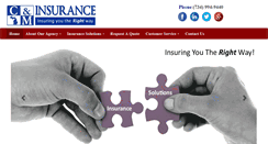 Desktop Screenshot of cminsurance.com